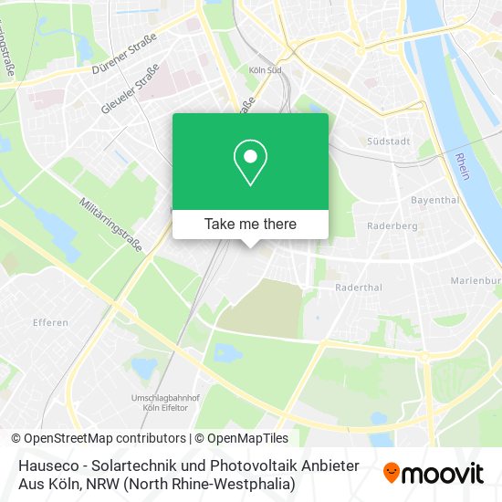 Hauseco - Solartechnik und Photovoltaik Anbieter Aus Köln map