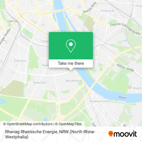 Карта Rhenag Rheinische Energie