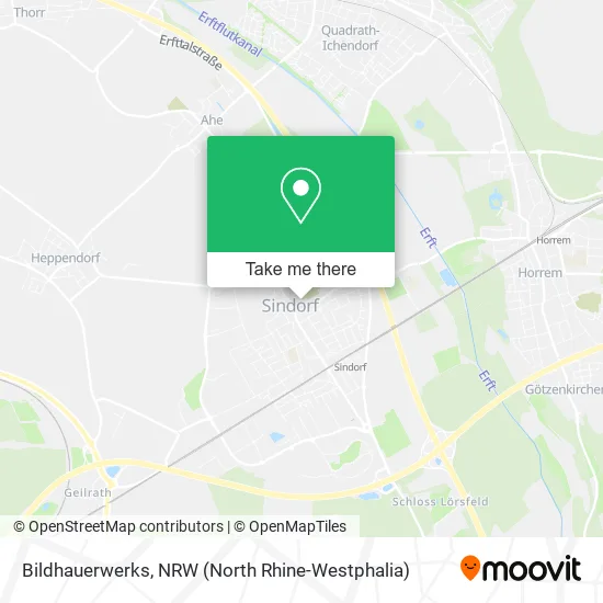 Карта Bildhauerwerks