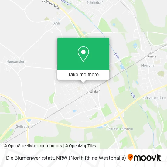 Карта Die Blumenwerkstatt