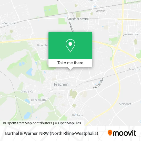 Карта Barthel & Werner