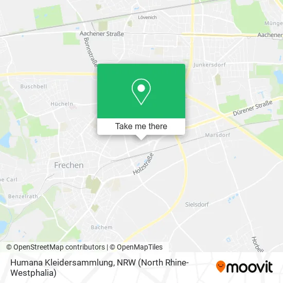 Карта Humana Kleidersammlung