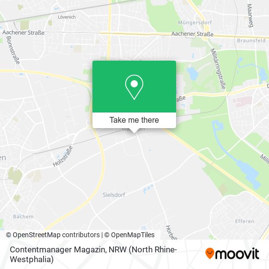 Contentmanager Magazin map