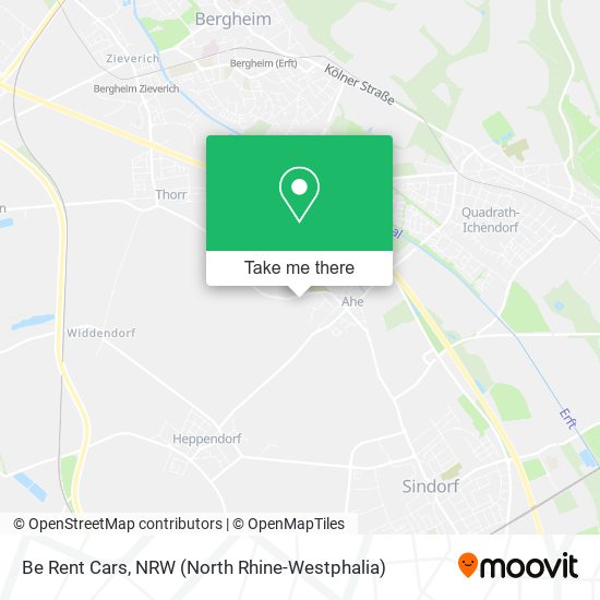 Be Rent Cars map