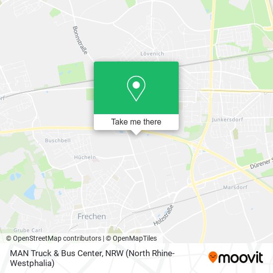 MAN Truck & Bus Center map