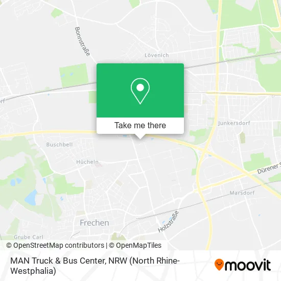 Карта MAN Truck & Bus Center