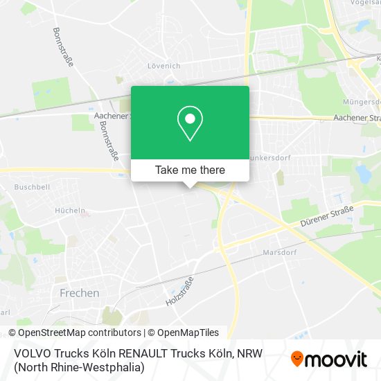 VOLVO Trucks Köln RENAULT Trucks Köln map