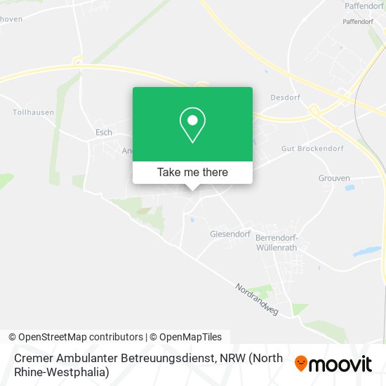 Cremer Ambulanter Betreuungsdienst map