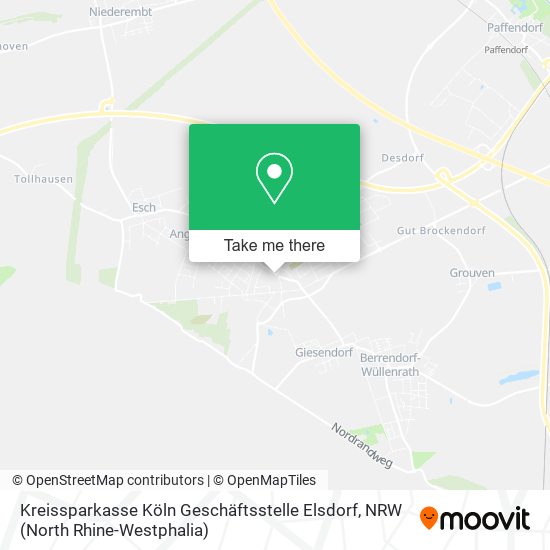 Kreissparkasse Köln Geschäftsstelle Elsdorf map