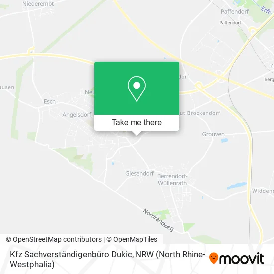 Карта Kfz Sachverständigenbüro Dukic