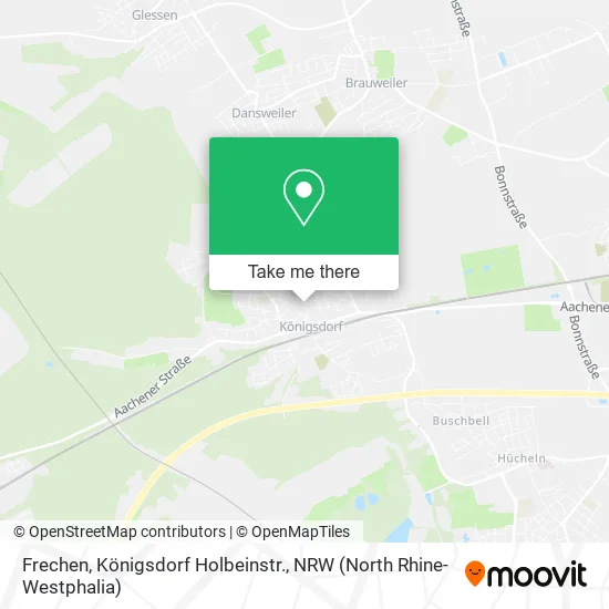 Карта Frechen, Königsdorf Holbeinstr.