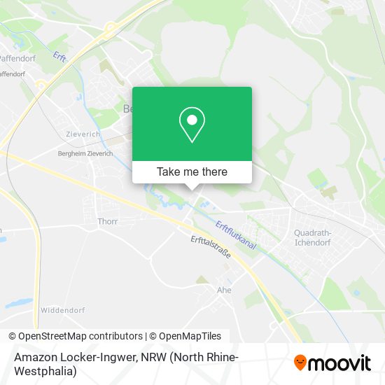 Amazon Locker-Ingwer map