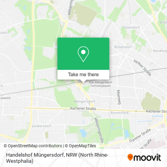 Карта Handelshof Müngersdorf