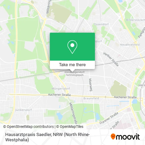 Hausarztpraxis Saedler map
