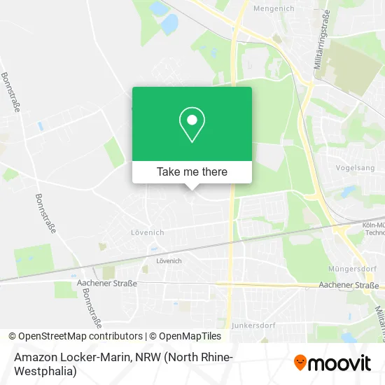 Карта Amazon Locker-Marin