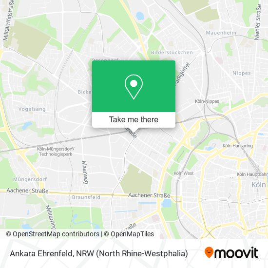 Карта Ankara Ehrenfeld