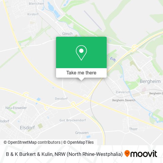 B & K Burkert & Kulin map