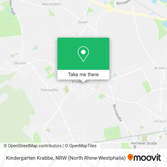 Kindergarten Krabbe map