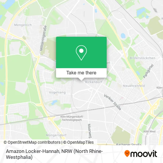 Карта Amazon Locker-Hannah