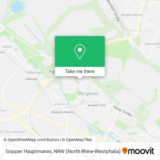 Карта Göpper Hauptmanns