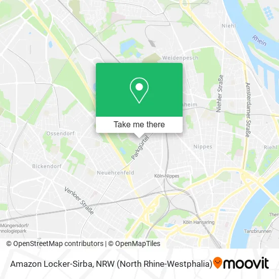 Карта Amazon Locker-Sirba