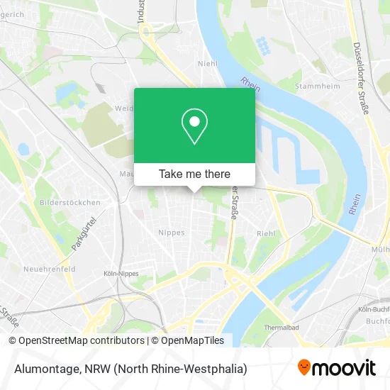 Карта Alumontage