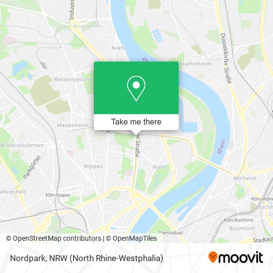 Nordpark map