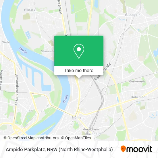 Карта Ampido Parkplatz