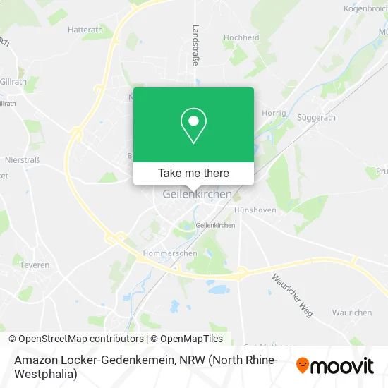 Карта Amazon Locker-Gedenkemein