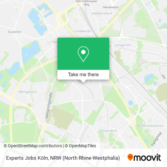 Карта Experts Jobs Köln
