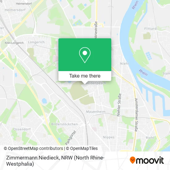 Карта Zimmermann.Niedieck