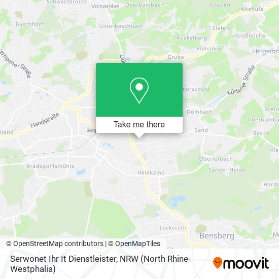 Serwonet Ihr It Dienstleister map