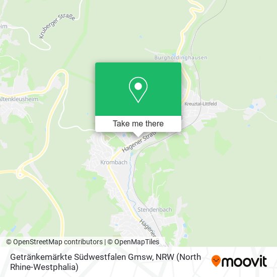 Getränkemärkte Südwestfalen Gmsw map