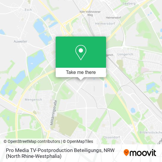 Pro Media TV-Postproduction Beteiligungs map