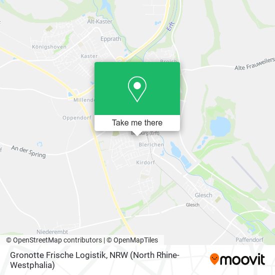 Gronotte Frische Logistik map