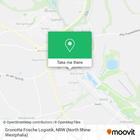 Карта Gronotte Frische Logistik