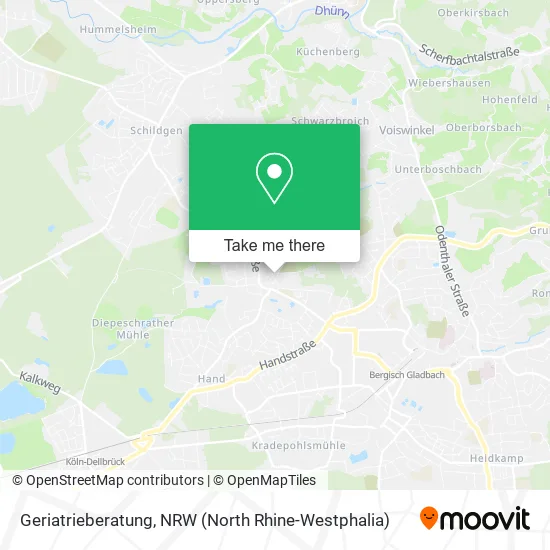 Карта Geriatrieberatung