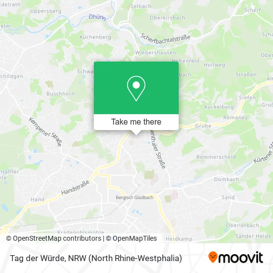 Карта Tag der Würde