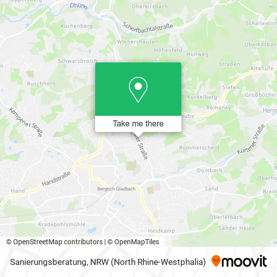 Карта Sanierungsberatung