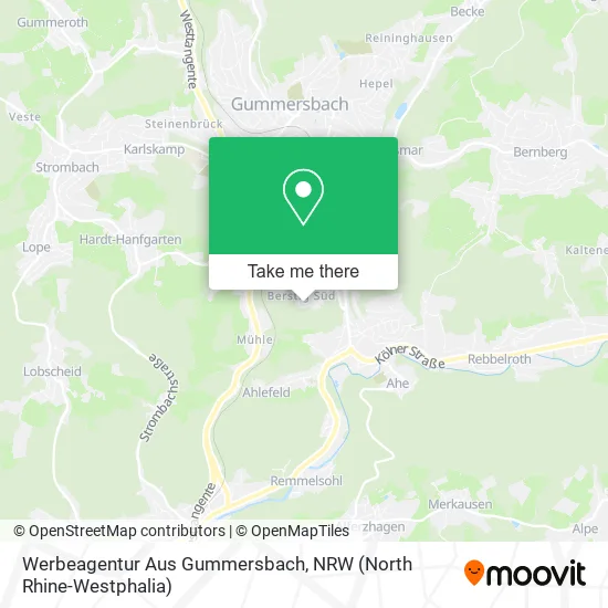 Werbeagentur Aus Gummersbach map