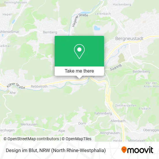 Карта Design im Blut