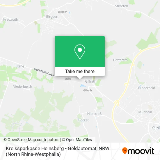Карта Kreissparkasse Heinsberg - Geldautomat