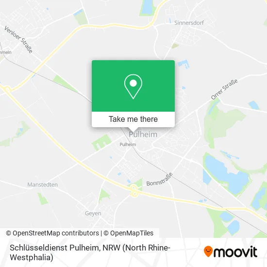 Карта Schlüsseldienst Pulheim