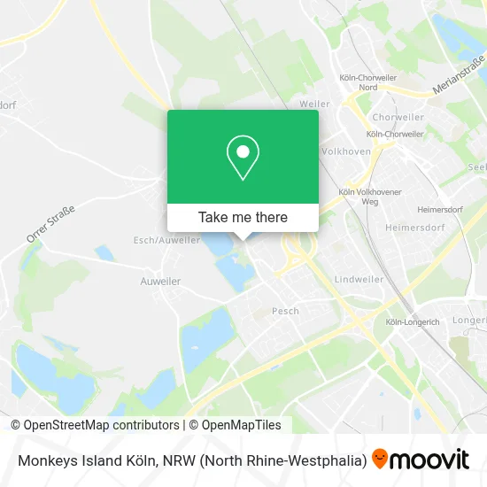 Monkeys Island Köln map
