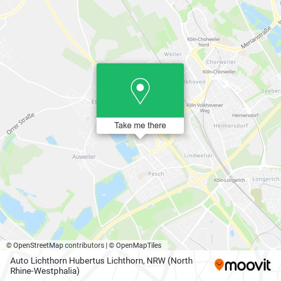 Auto Lichthorn Hubertus Lichthorn map