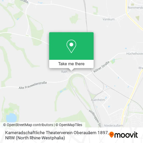 Kameradschaftliche Theaterverein Oberauãem 1897 map