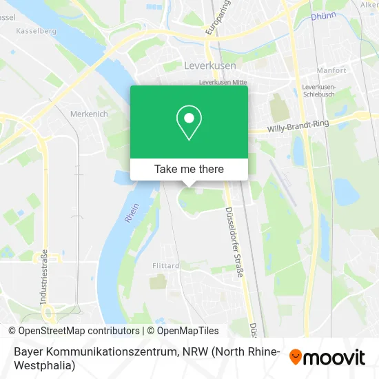 Bayer Kommunikationszentrum map