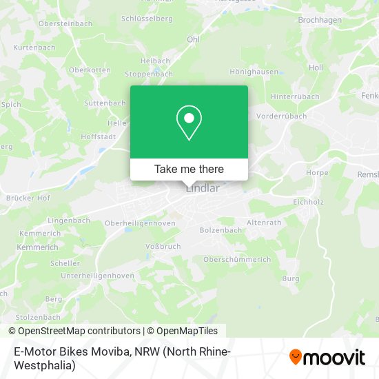 E-Motor Bikes Moviba map