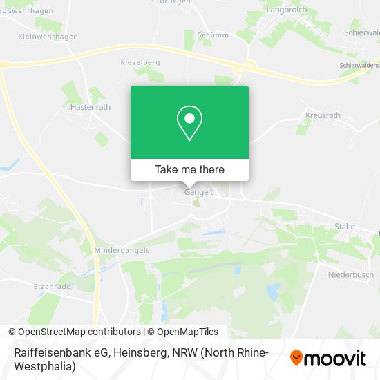 Raiffeisenbank eG, Heinsberg map