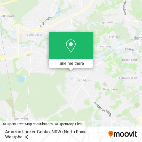 Карта Amazon Locker-Gebko